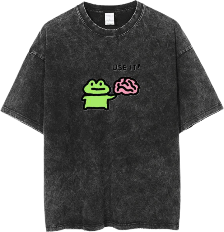 Frog One Size t- shirt Washed 24