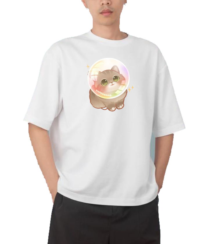 cat One Size t- shirt White 24