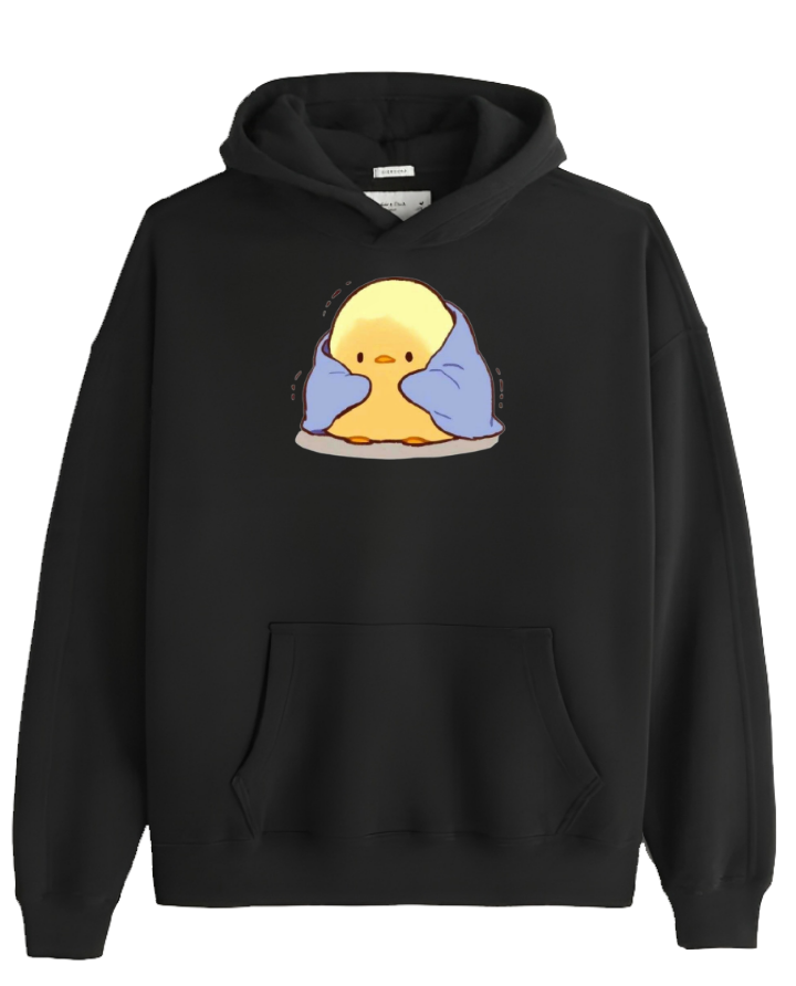 duck Oversize Hoodie Black 24