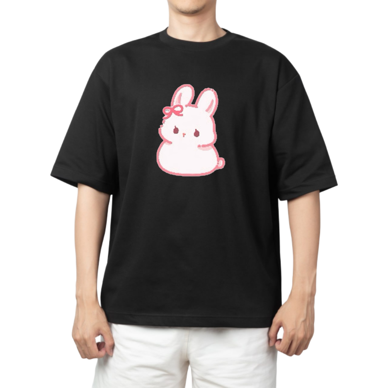 bunny One Size t- shirt Black 24