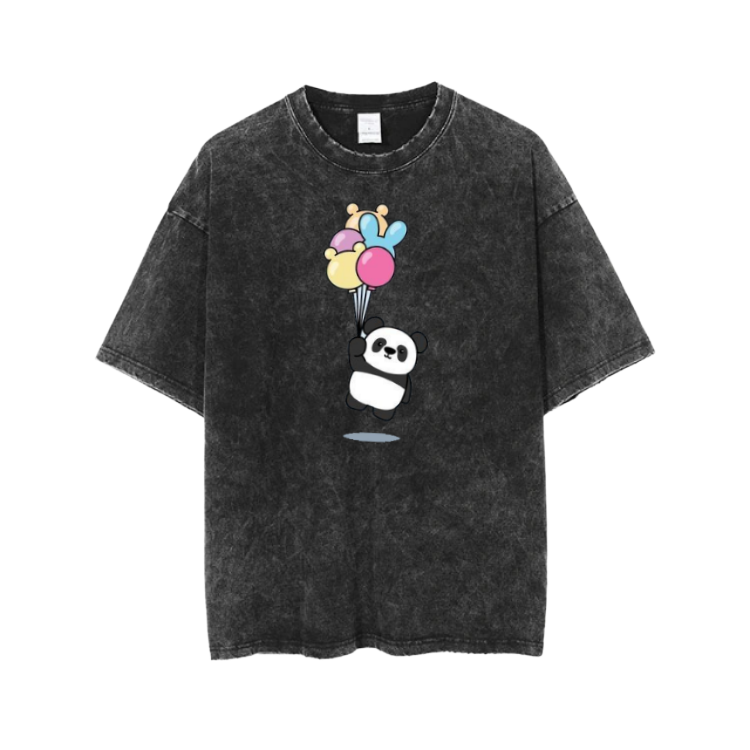 PANDA One Size t- shirt Washed 24