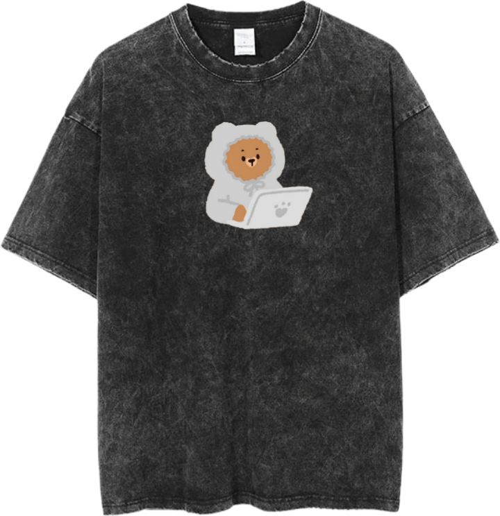 bear t- shirt Washed 24