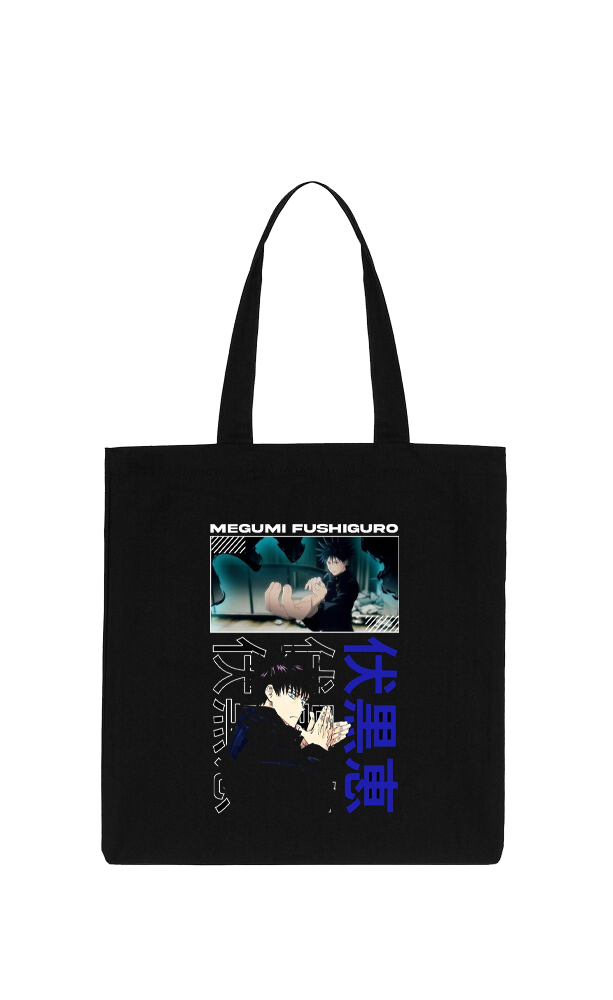 jujutsu kaisen GOJO tote bag Black 24