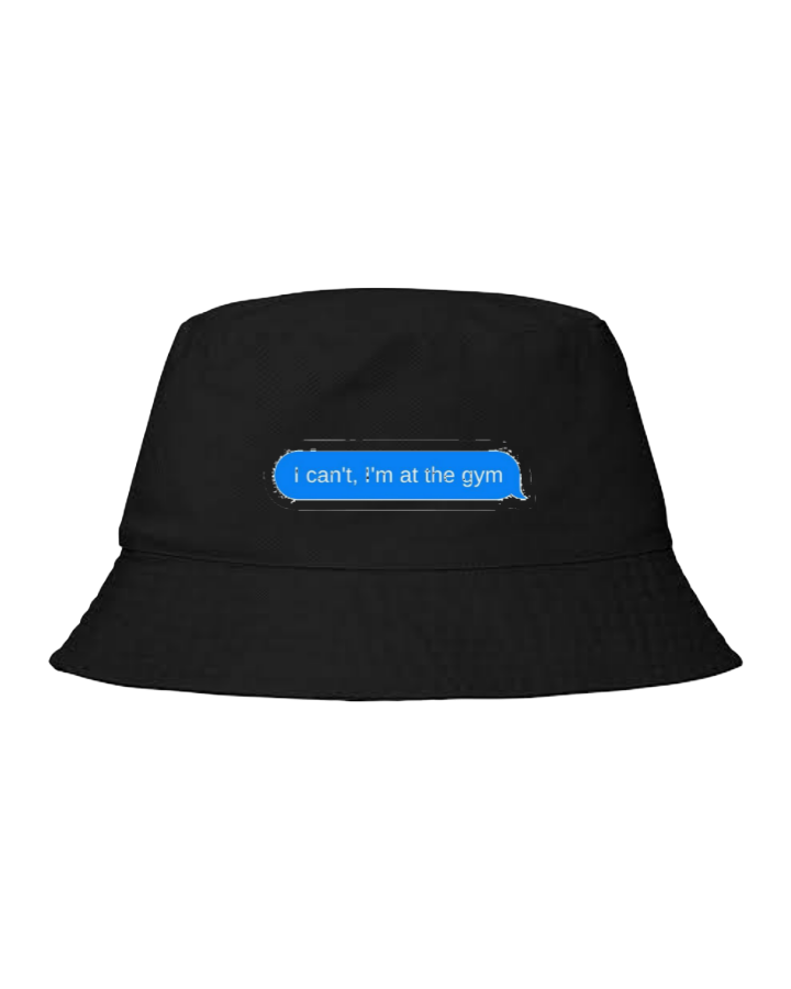 workout gym pilates Bucket hat Fishman hat cap Black 24