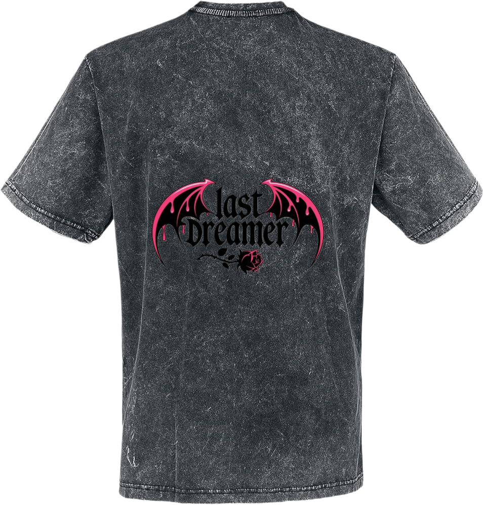 Goth t- shirt Washed Back 24