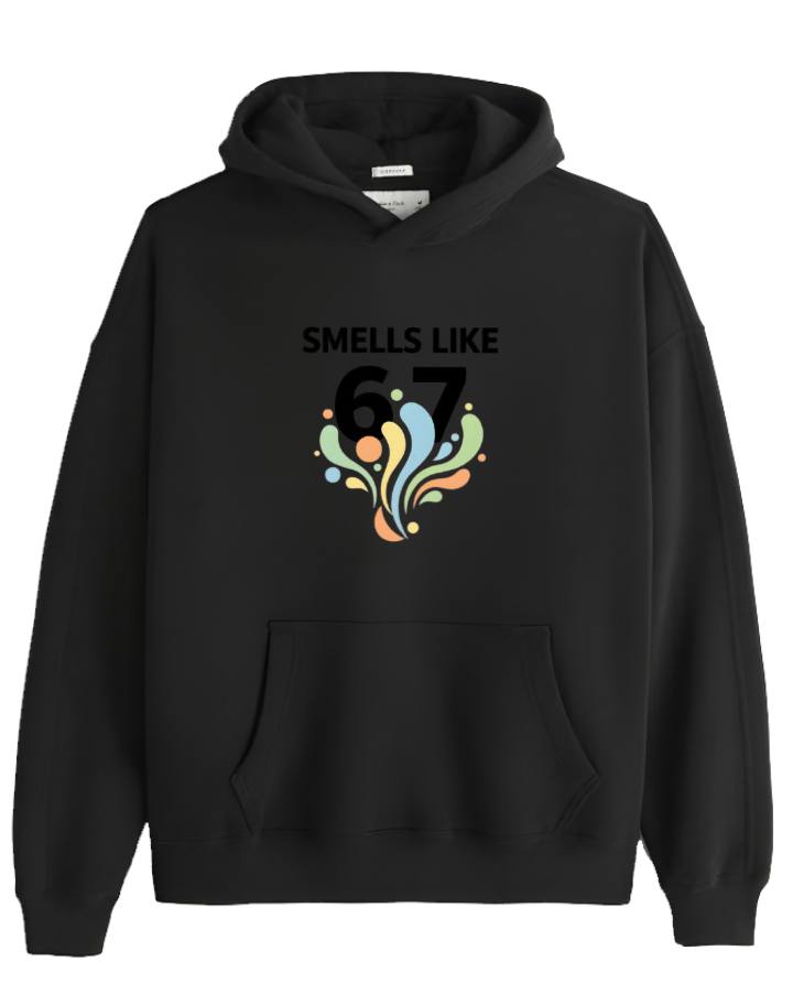 designs 67 Oversize Hoodie Black 25