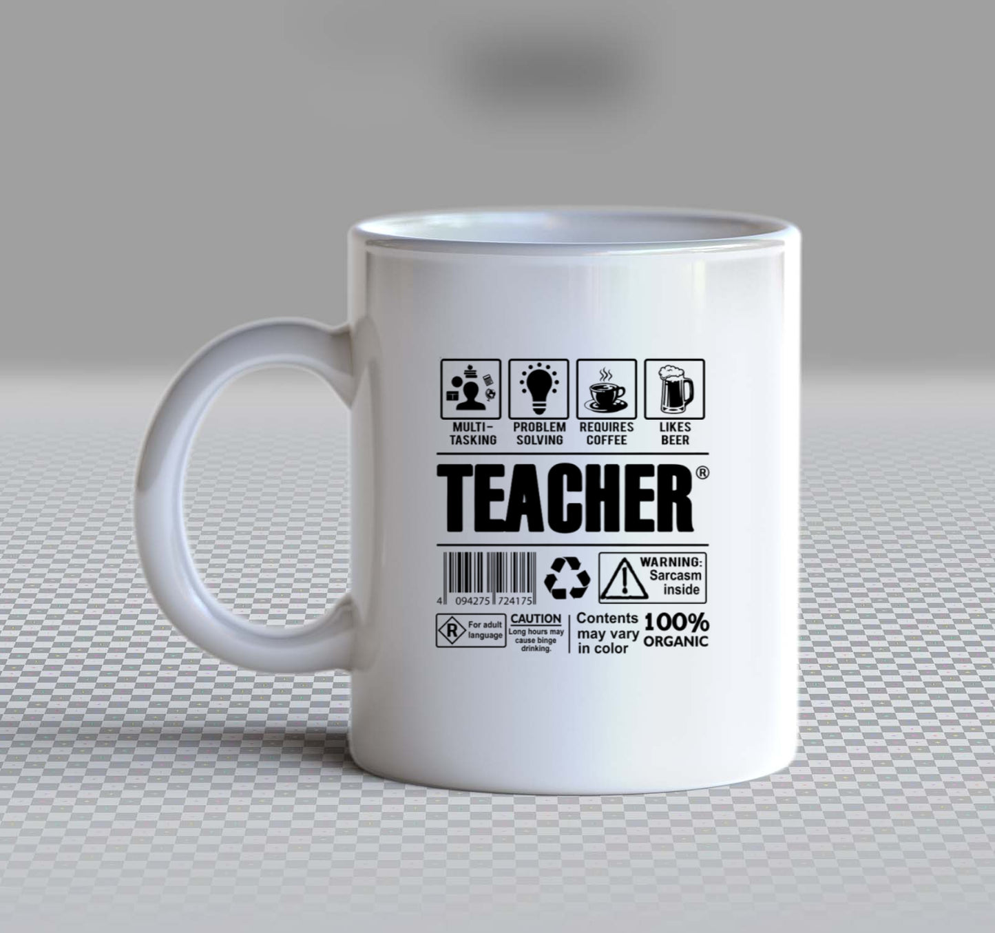 Software Developer Back text Mug 25