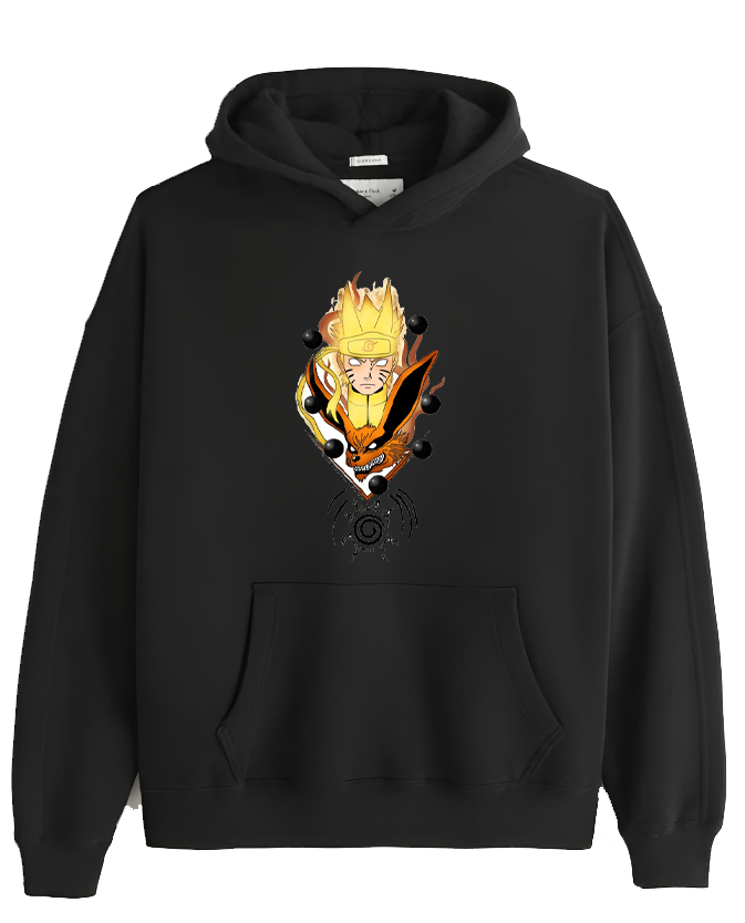 Naruto Shippuden One Size hoodie Black 65
