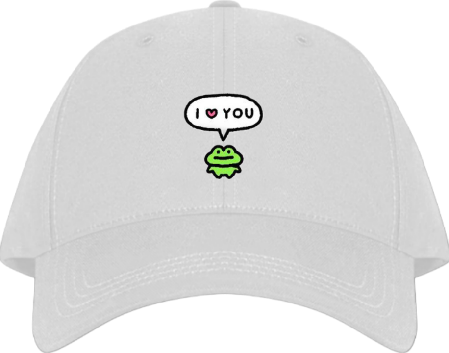 Frog Baseball cap White 25