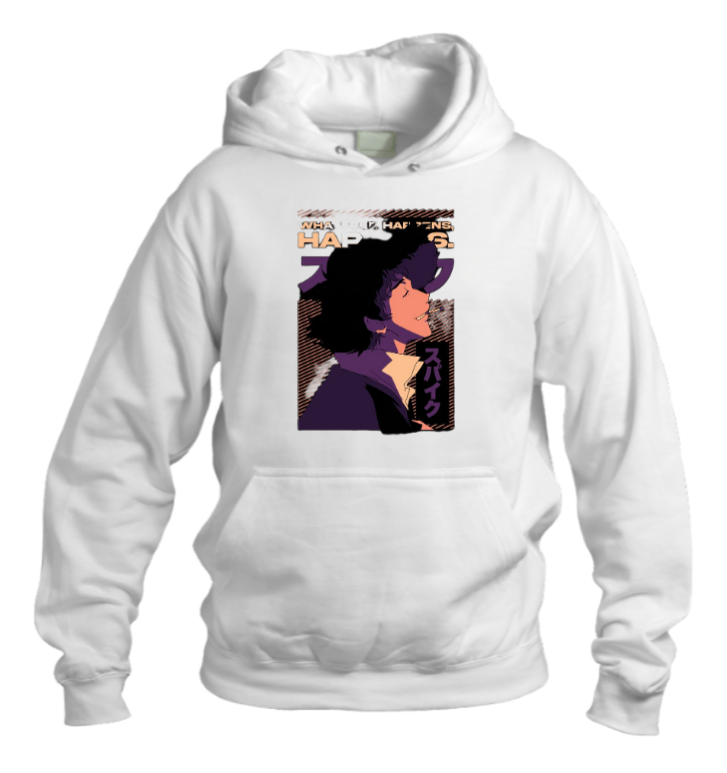 Cowboy Bebop Over Size hoodie White 6