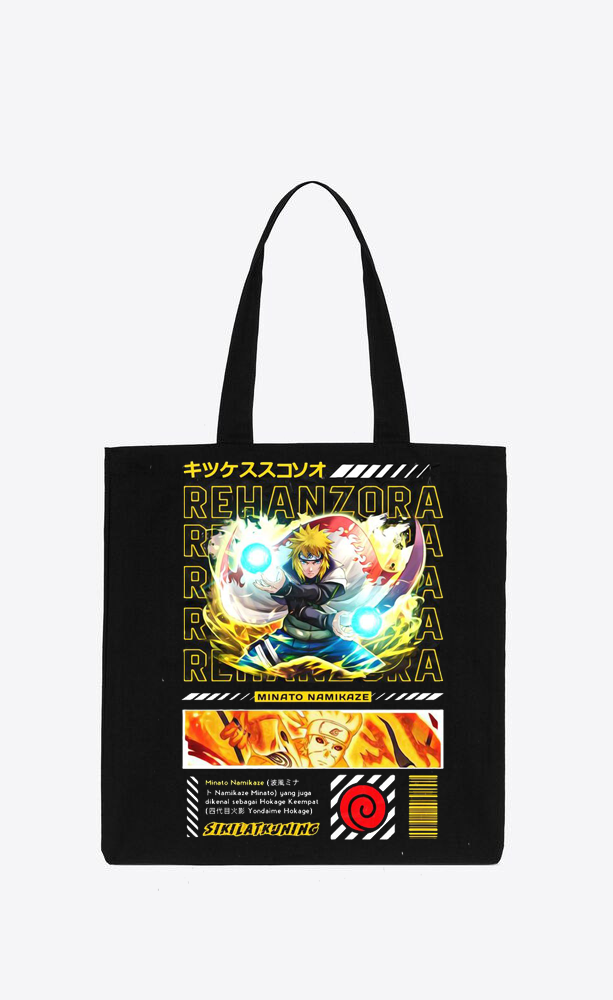 Naruto Shippuden tote bag Black 25