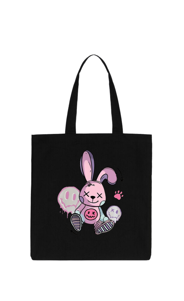 Harajuku tote bag Black 25