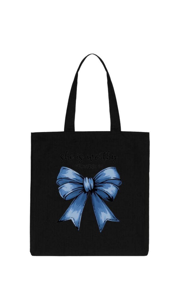 butterflies tote bag Black 25