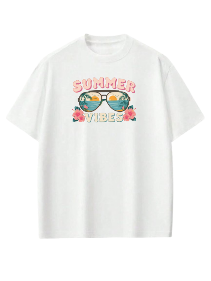 Summer Vibes t- shirt White 21