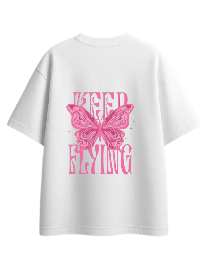 butterflies t- shirt White Back 25