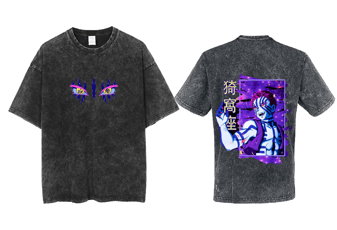 Anime Demon slayer nezuko tanjiro One Size t- shirt Washed 25