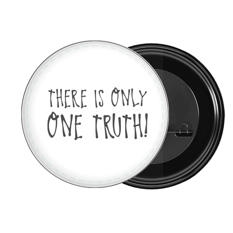 brooch THERE IS ONLY ONE TRUTH 264