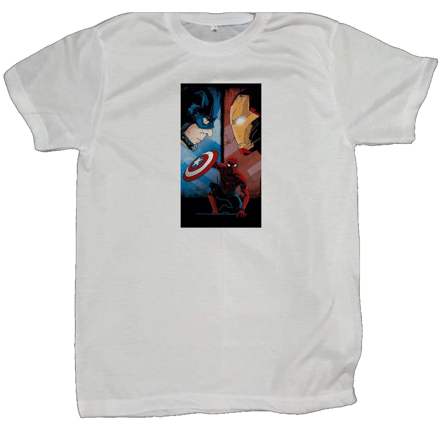 Marvel t- shirt fat White 26
