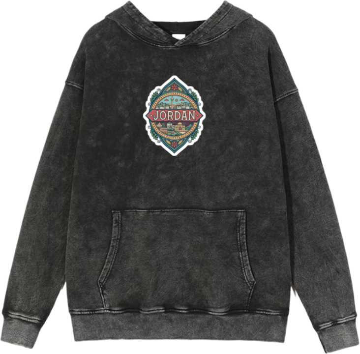 Jordan Oversize Hoodie Washed gray 26