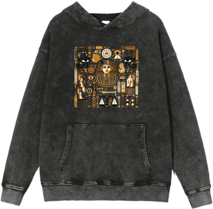 Egypt Over Size hoodie Washed 26