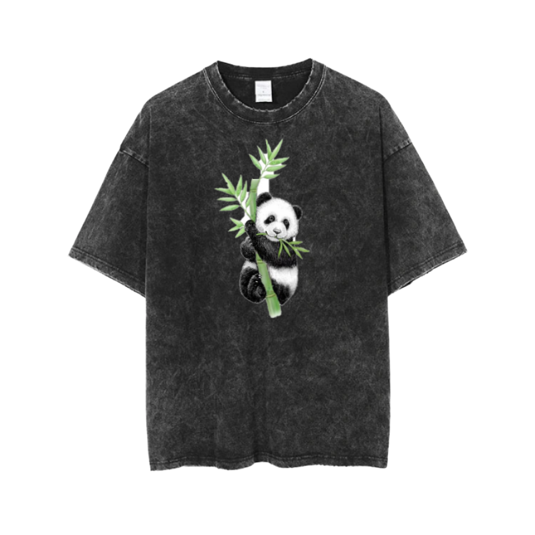 PANDA One Size t- shirt Washed 26