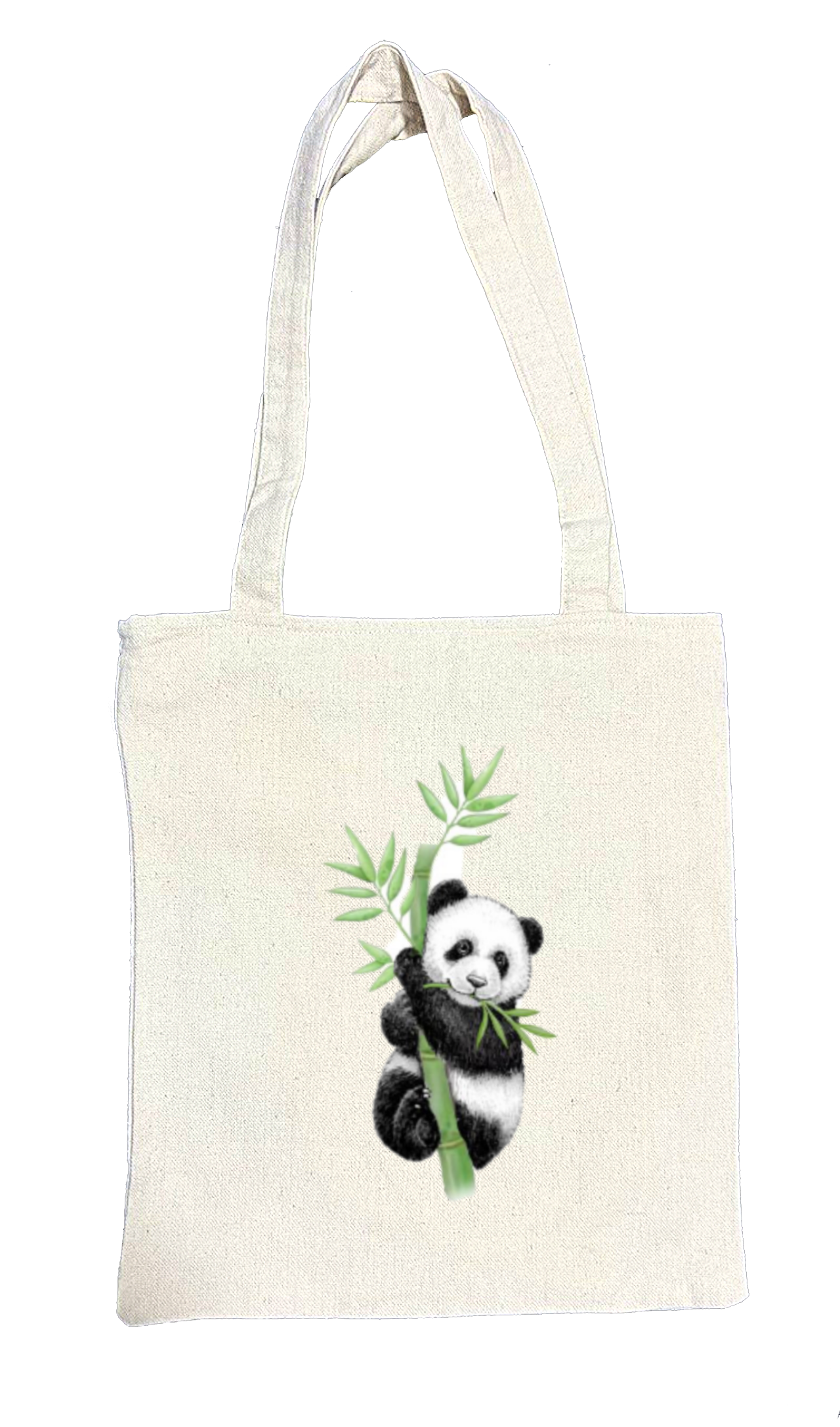 PANDA tote bag beige 26