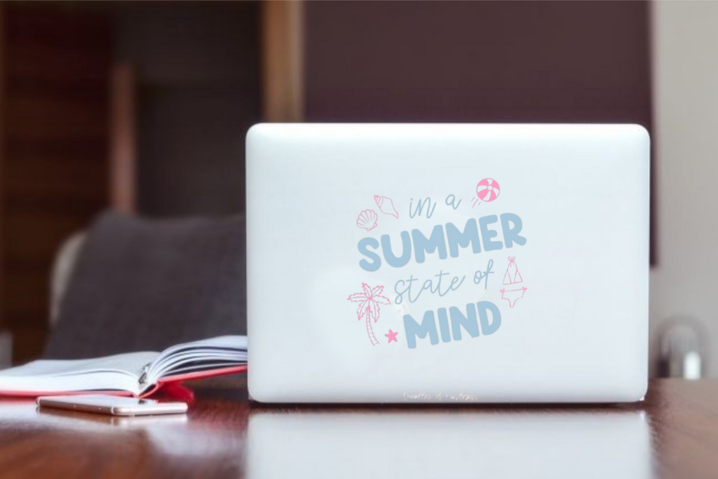 Summer Vibes Laptop Sticker 26