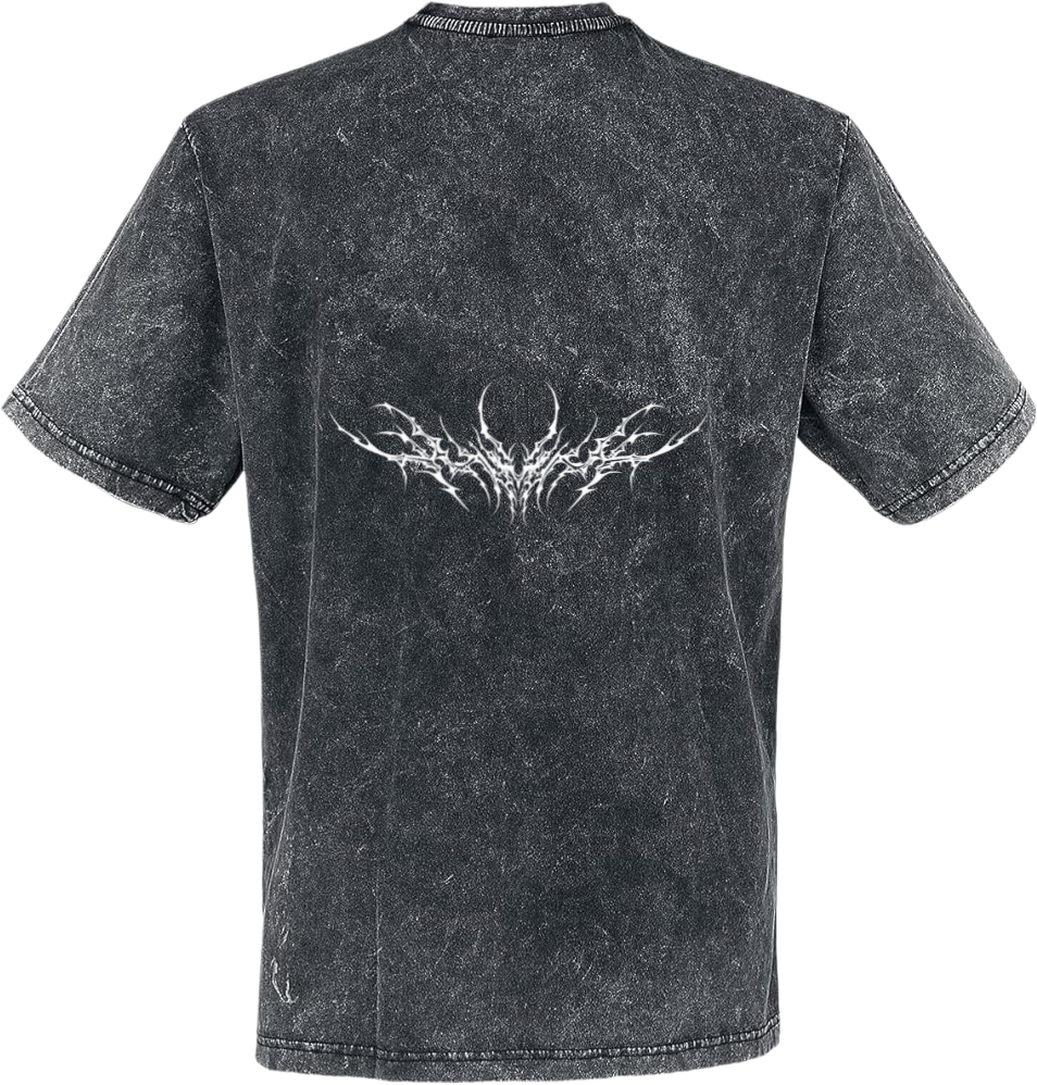 Goth t- shirt Washed Back 26