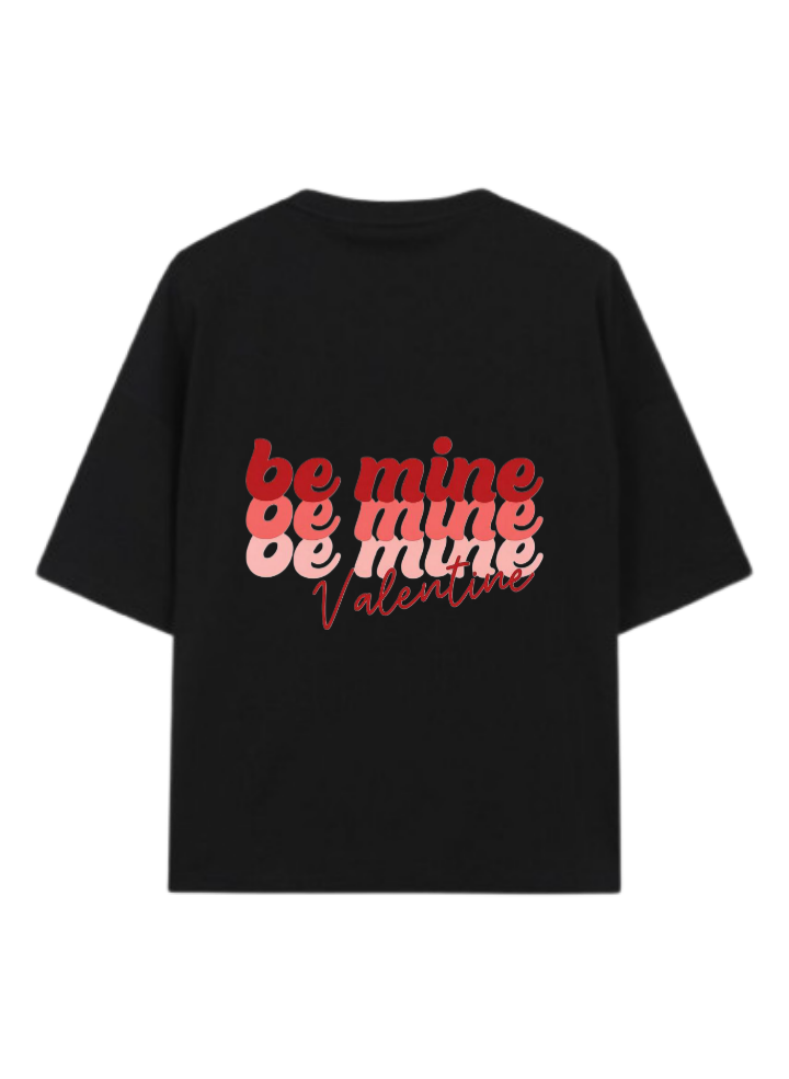 VaIentine coupIe t- shirt Black Back 26