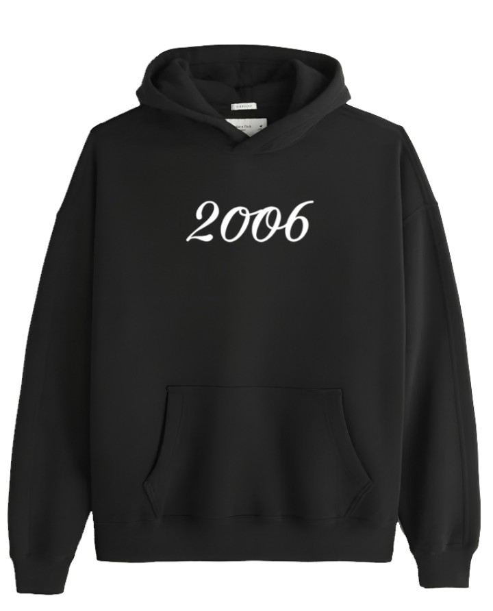 age Oversize Hoodie Black 1997