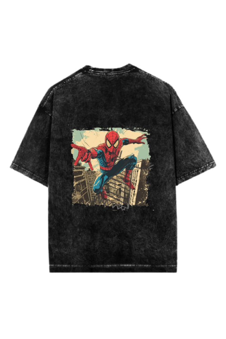 Spiderman t- shirt One Size Washed Back 26