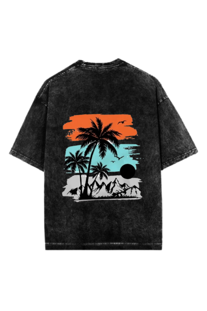 Summer Vibes One Size t- shirt Washed Back 26