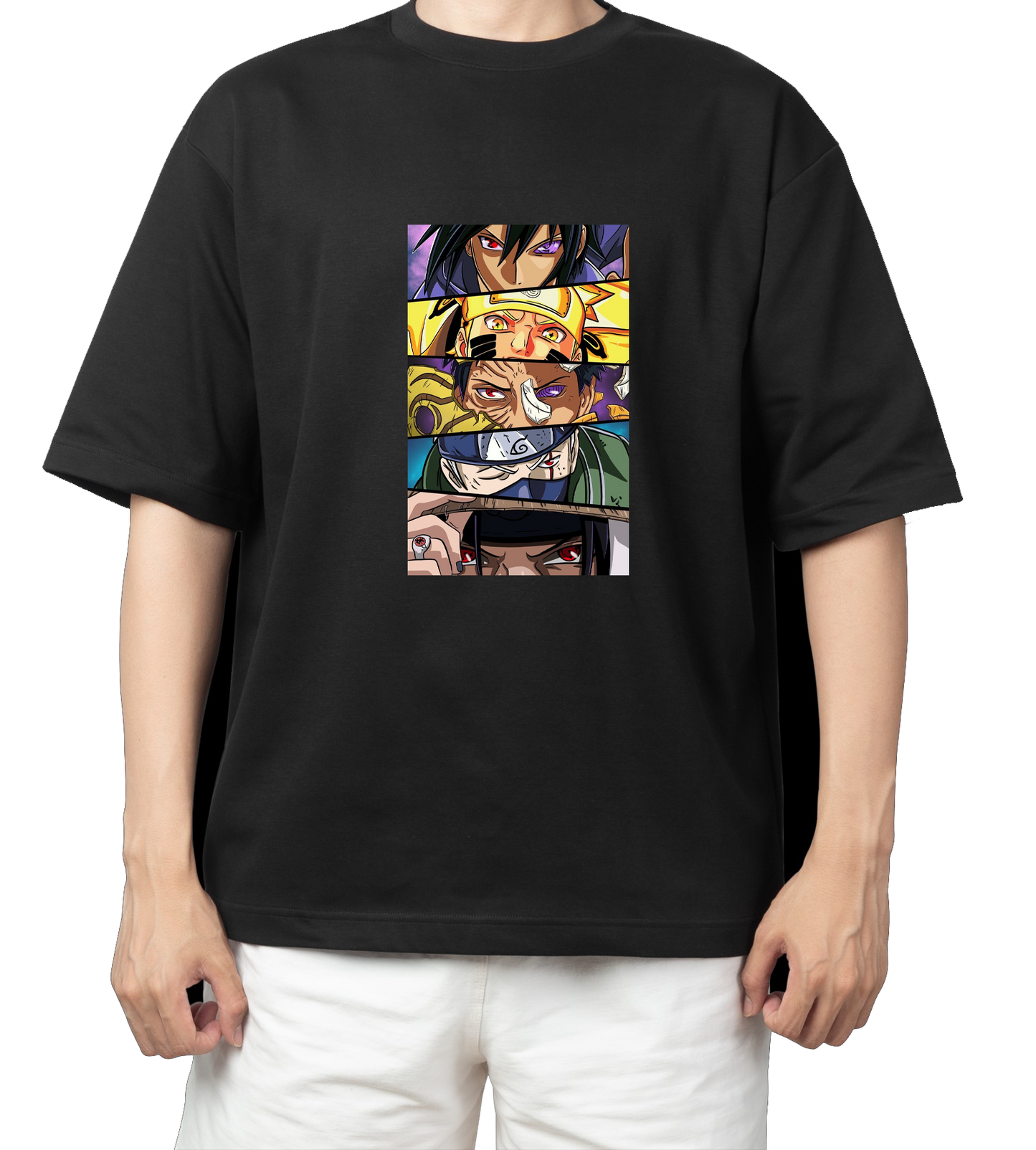 Naruto Shippuden t- shirt One Size Black 26