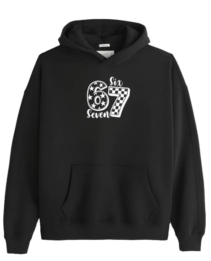 designs 67 Oversize Hoodie Black 26