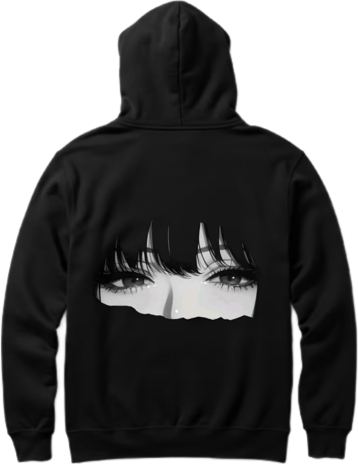 Asa Mitka One Size hoodie Black Back 26