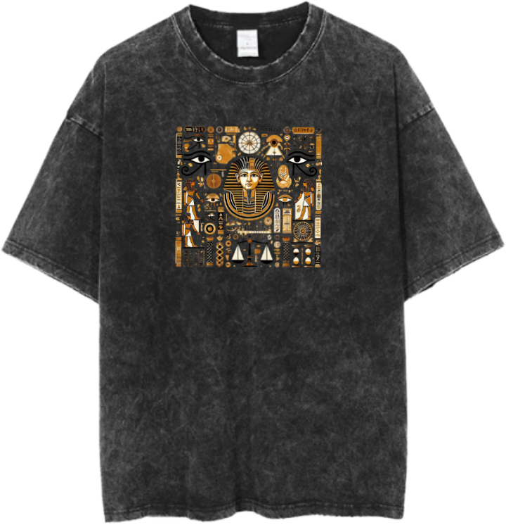 Egypt t- shirt Over Size Washed 26