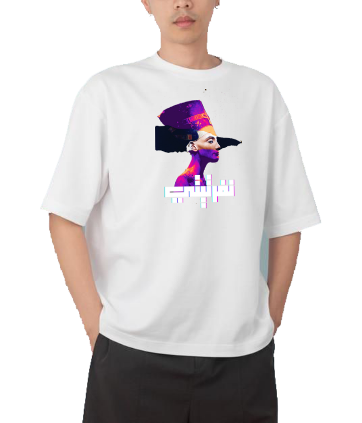 Egypt t- shirt Over Size White 26