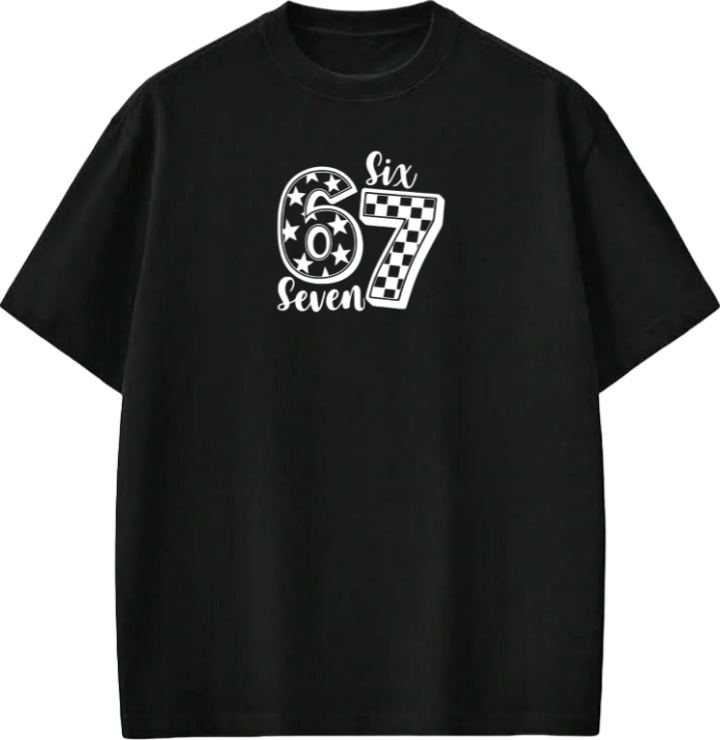 67 designs One Size t- shirt Black 27