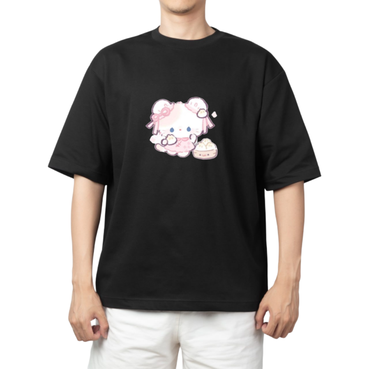 bunny One Size t- shirt Black 27