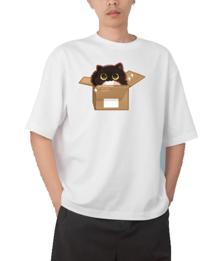 cat One Size t- shirt White 27