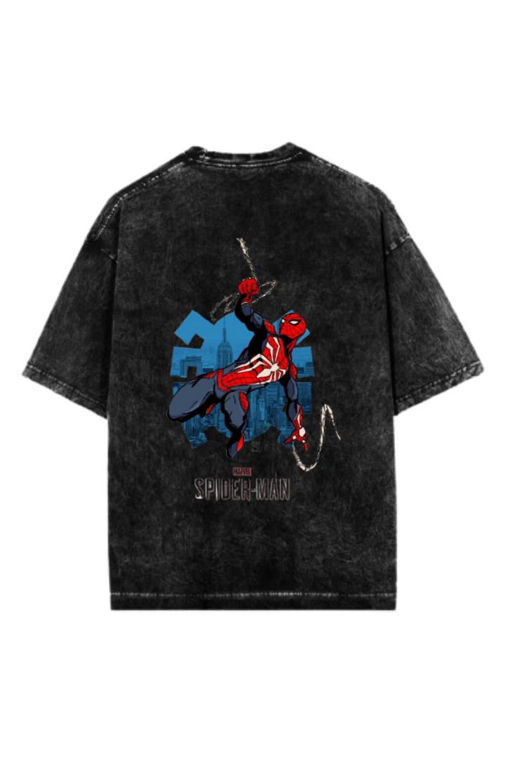 Spiderman t- shirt One Size Washed Back 27