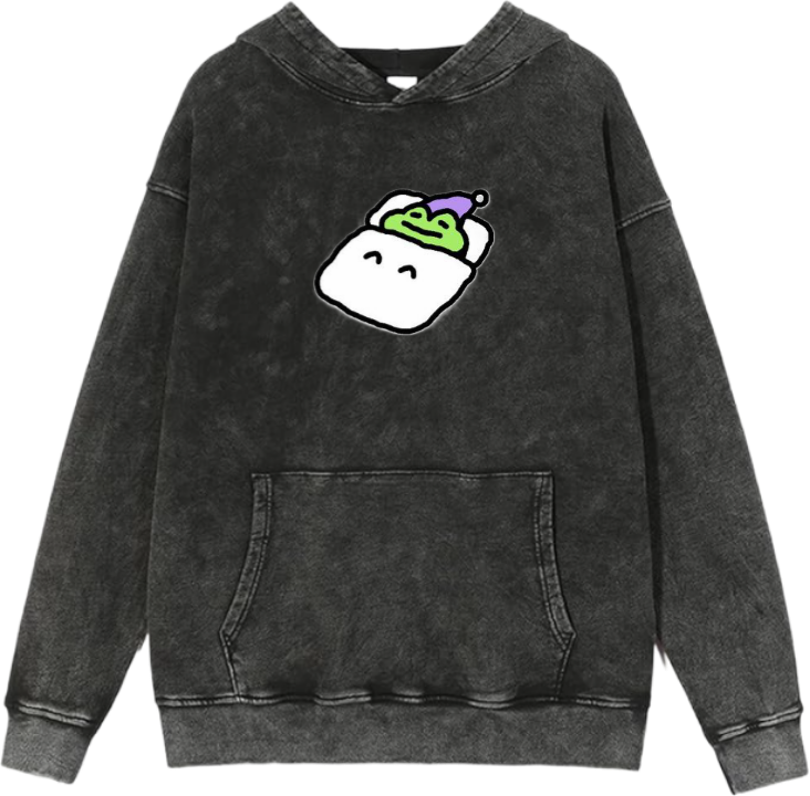Frog Oversize Hoodie Washed 27