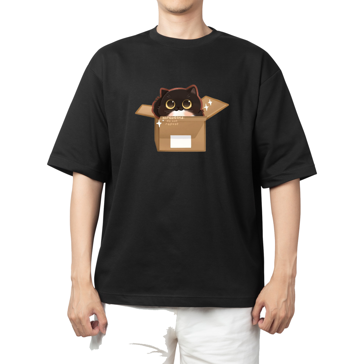 cat One Size t- shirt Black 27