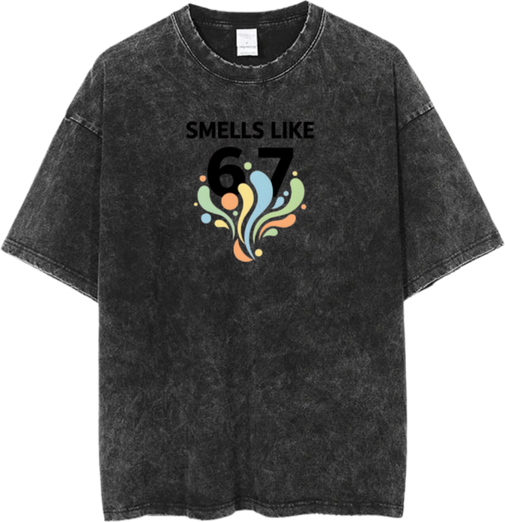 67 designs One Size t- shirt Washed 27