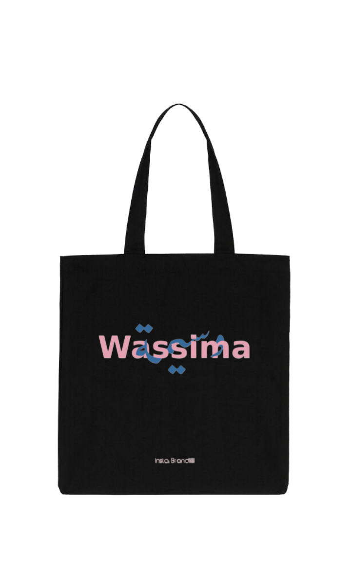 names tote bag Black Wassima 27