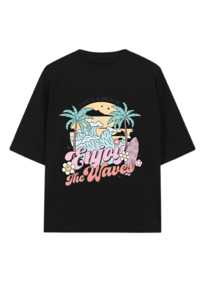 Summer Vibes t- shirt Black Back 27