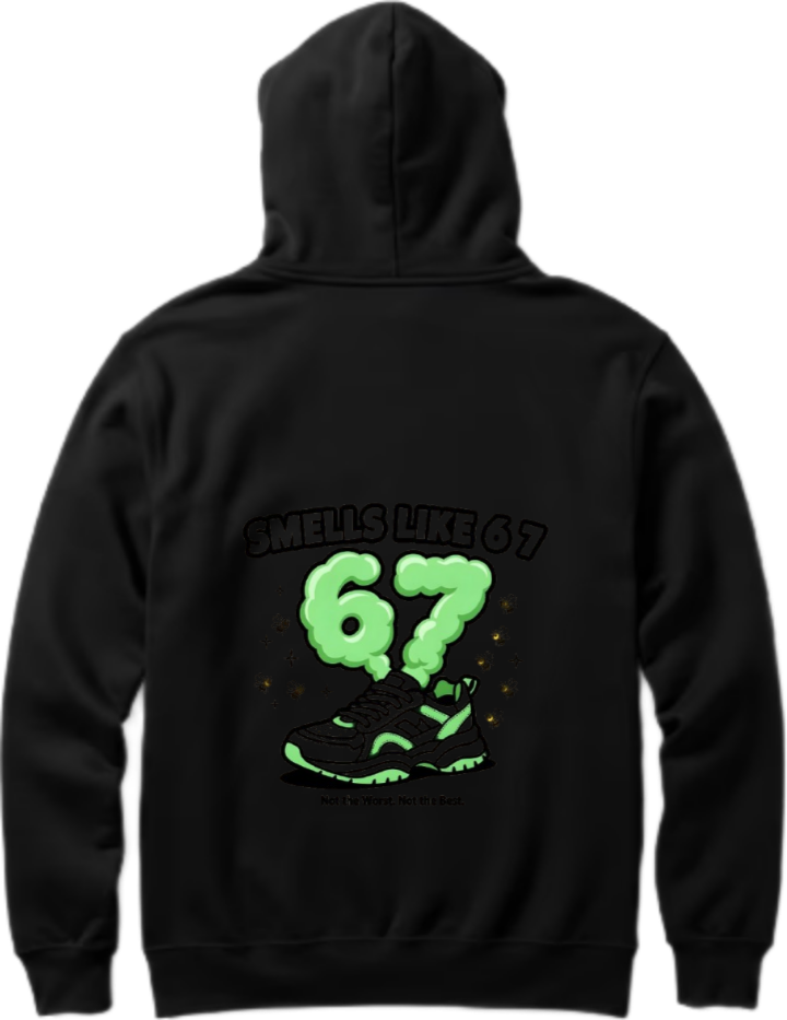 designs 67 Oversize Hoodie Black Back 27