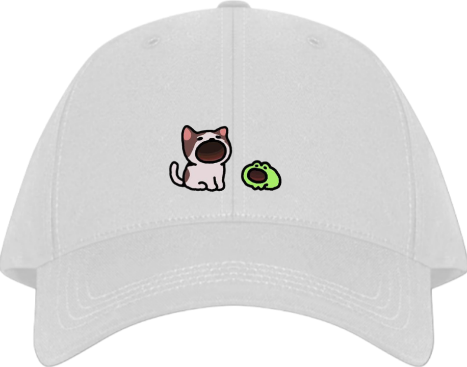 Frog Baseball cap White 27