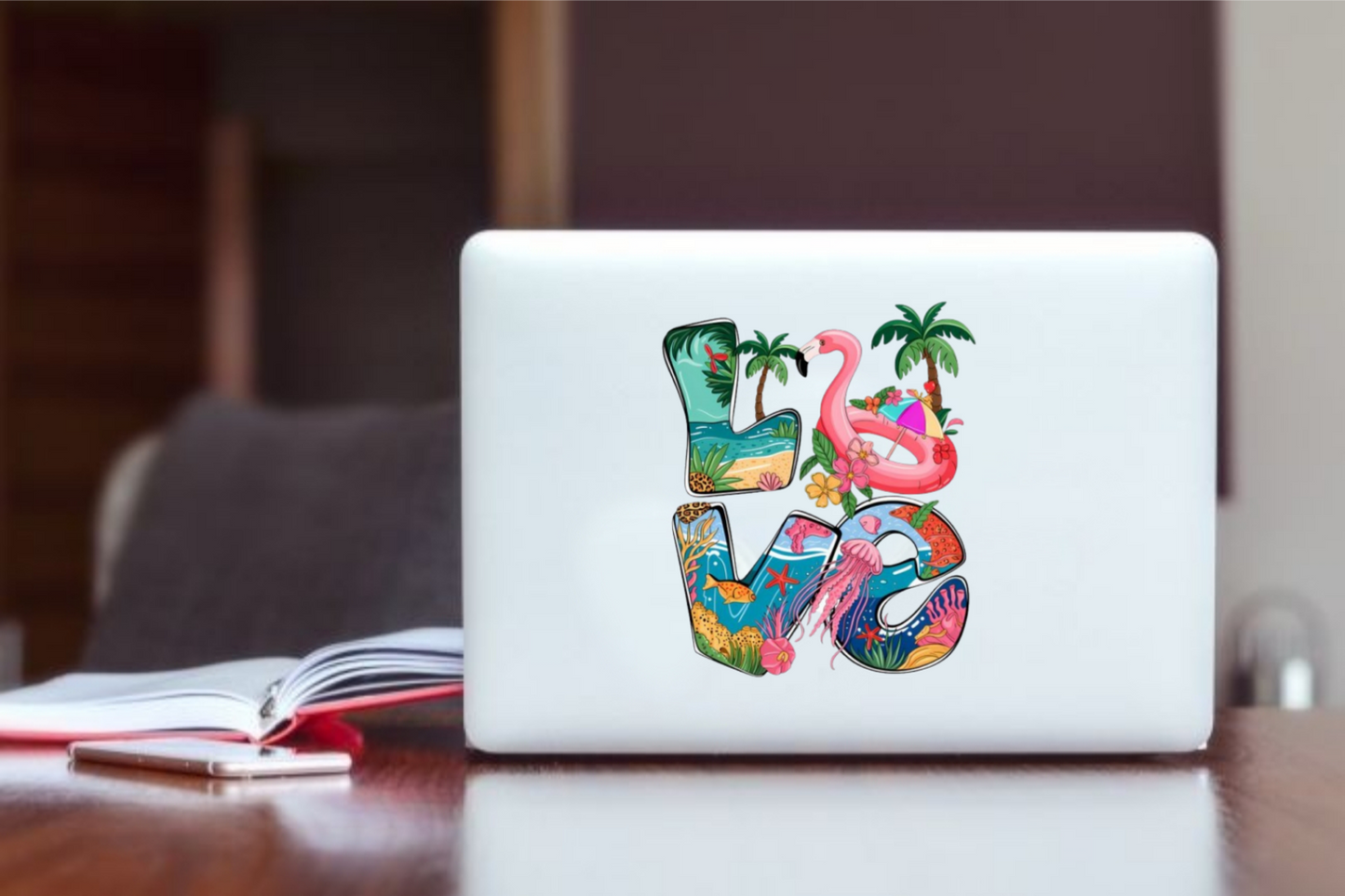 Summer Vibes Laptop Sticker 27