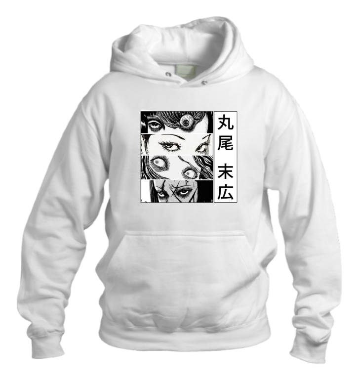 Tomie Kawakami Over Size hoodie White 5